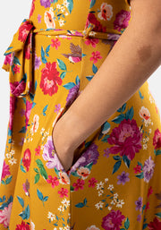 Bethel Bird Floral Print Dress