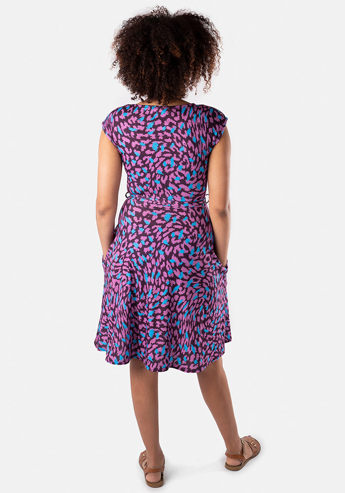 Bex Textured Animal Print Dress