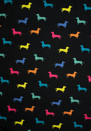Bertie Multi Colour Sausage Dog Print Dress