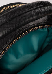 Round Black Premium Cross Body Bag