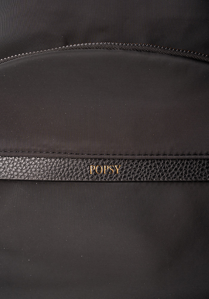 Solid Black Rucksack