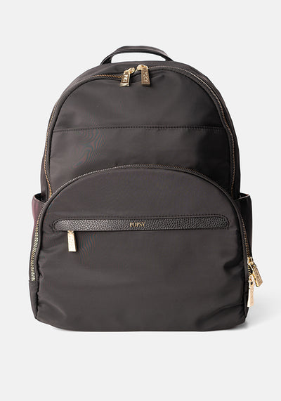 Solid Black Rucksack