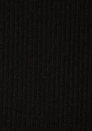 Black Square Neck Top