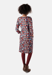 Blaze Book Print Dress