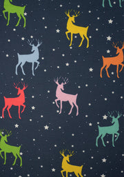 Blitzen Multi Coloured Reindeer Print Dress