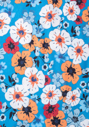 Primrose Blue Floral Print Dress