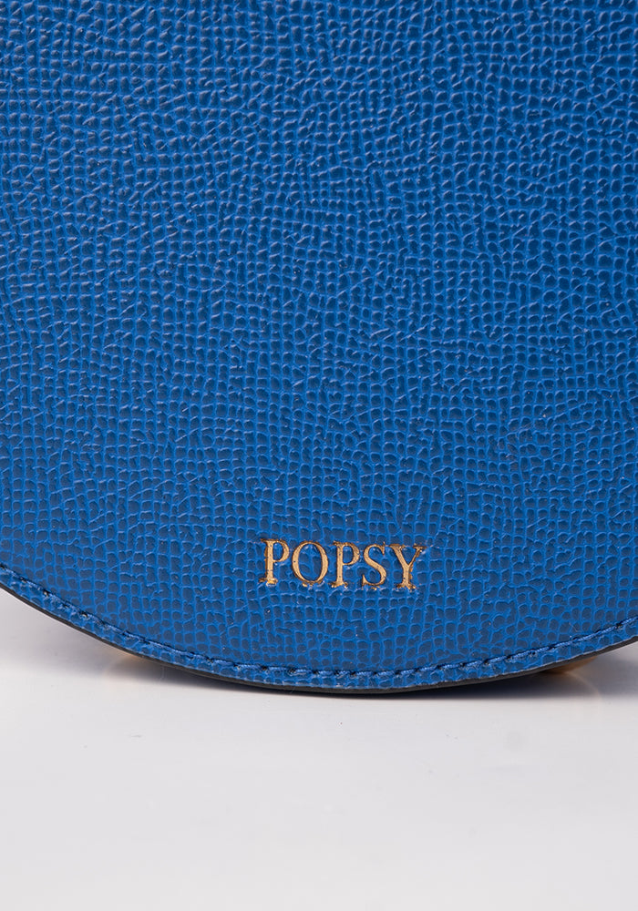 Round Blue Premium Cross Body Bag