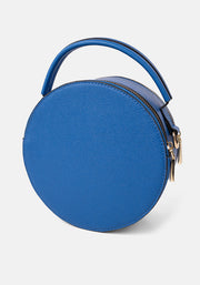 Round Blue Premium Cross Body Bag
