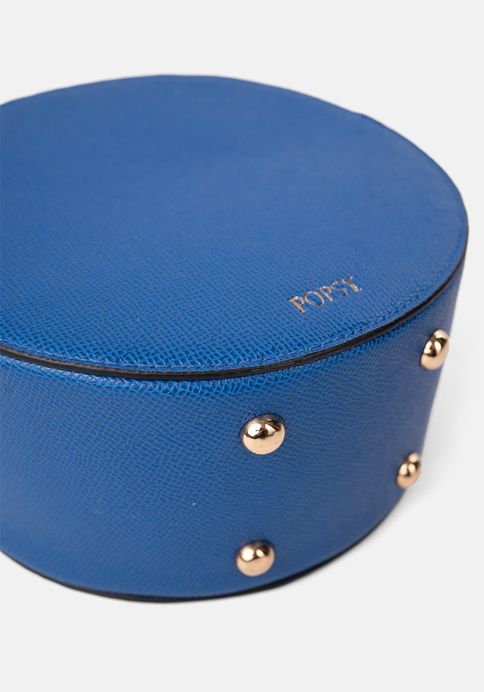 Round Blue Premium Cross Body Bag