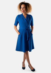 Blythe Plain Royal Blue Dress