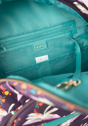 Purple Book Print Rucksack