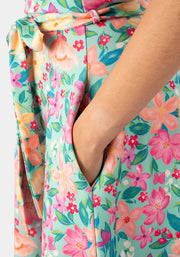 Briella Watercolour Floral Print Swing Dress
