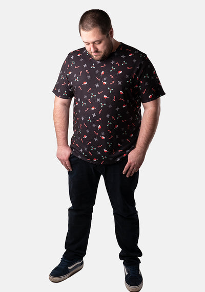 Candy Cane Adults T-Shirt