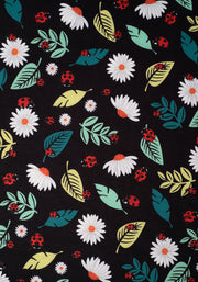 Cassie Ladybirds & Leaves Print Dress