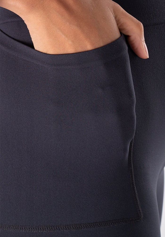 Third angle of Charcoal Popsy Longpops - Comfortable &amp; Versatile Layering Essential