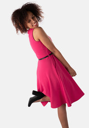 Clara-May Pink Wrap Dress