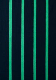 Clemmie Green & Navy Stripe Dress