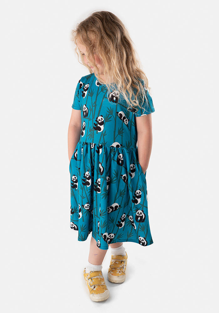 Children's Panda Print Dress (Coco)
