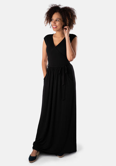 Corine Black Maxi Dress