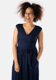 Corine Navy Maxi Dress