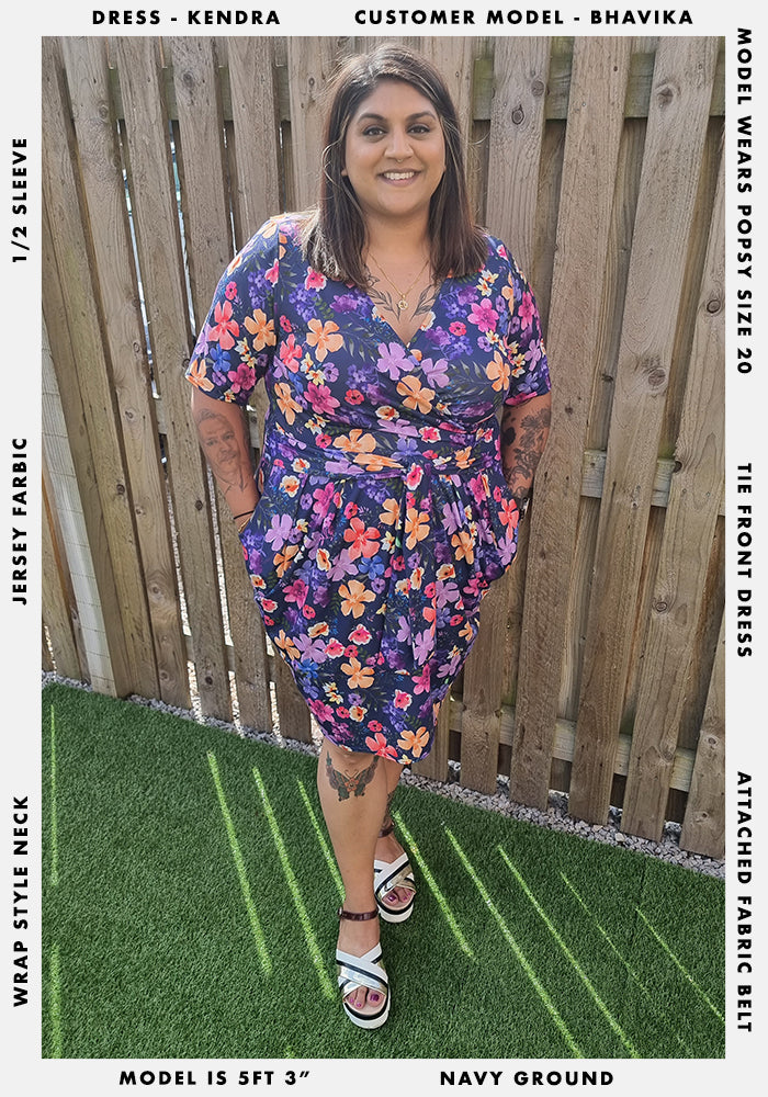 Kendra Watercolour Floral Print Dress