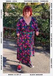 Livia Floral Print Midi Dress