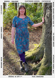 Galene Nordic Paisley Print Dress