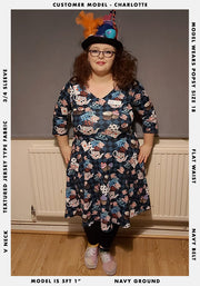 Alice Tea Party Print Dress