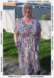 Avis Ditsy Floral Midi Dress