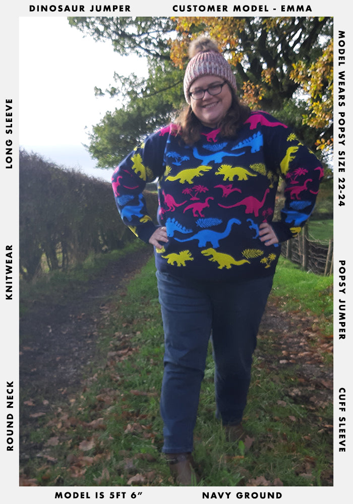 Multi Coloured Dinosaur Jumper