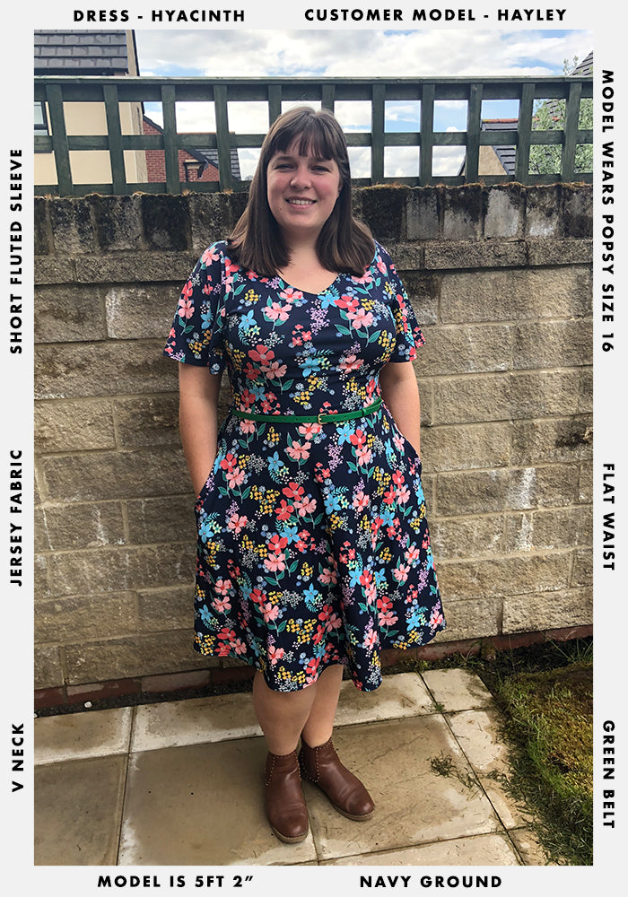 Hyacinth Bright Floral Print Dress