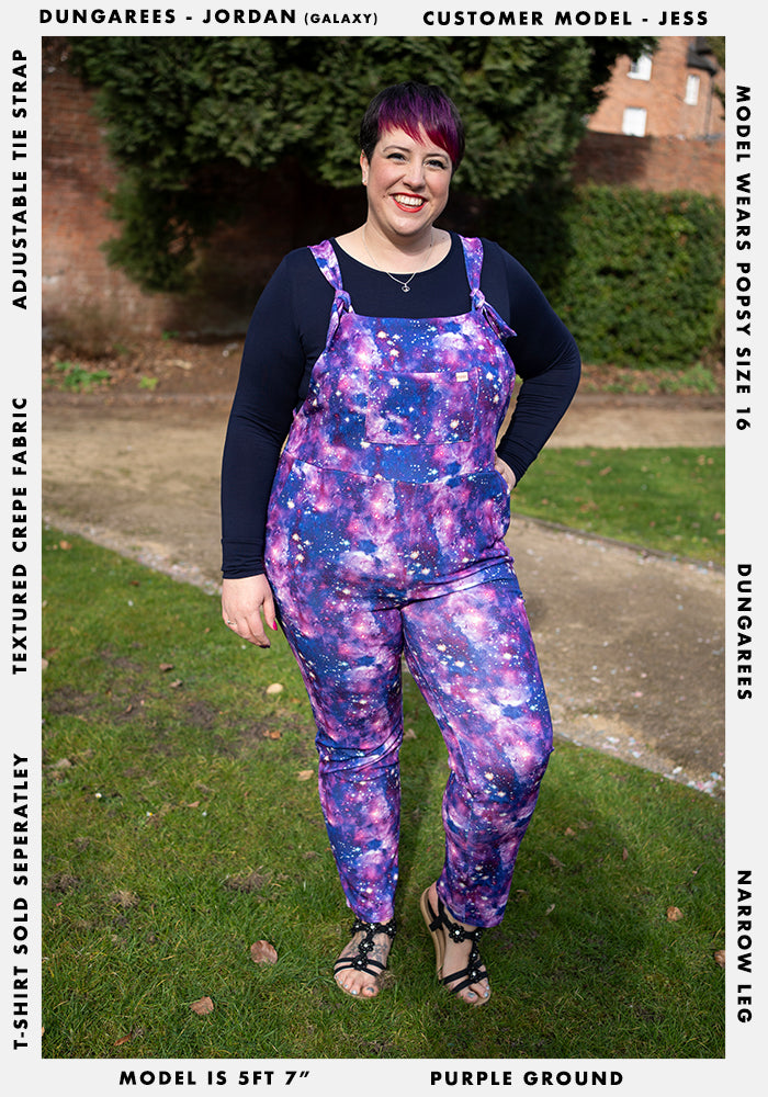 Jordan Galaxy Print Dungaree