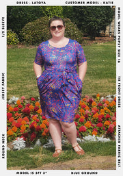 Latoya Animal Print Dress