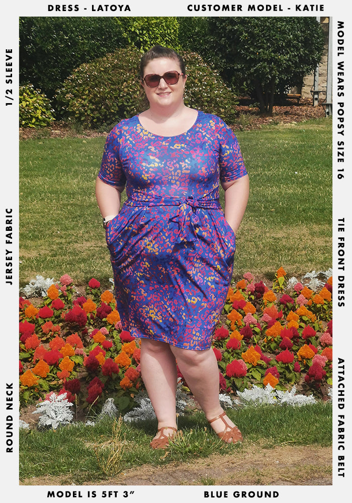Latoya Animal Print Dress