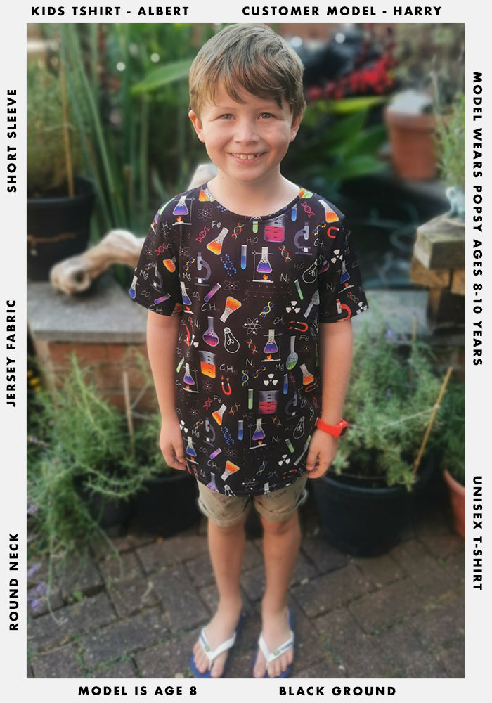 Science Print Children's T-Shirt (Albert)