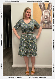 Petunia Bunny Print Dress