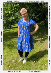 Elana Daisy Chain Print Dress