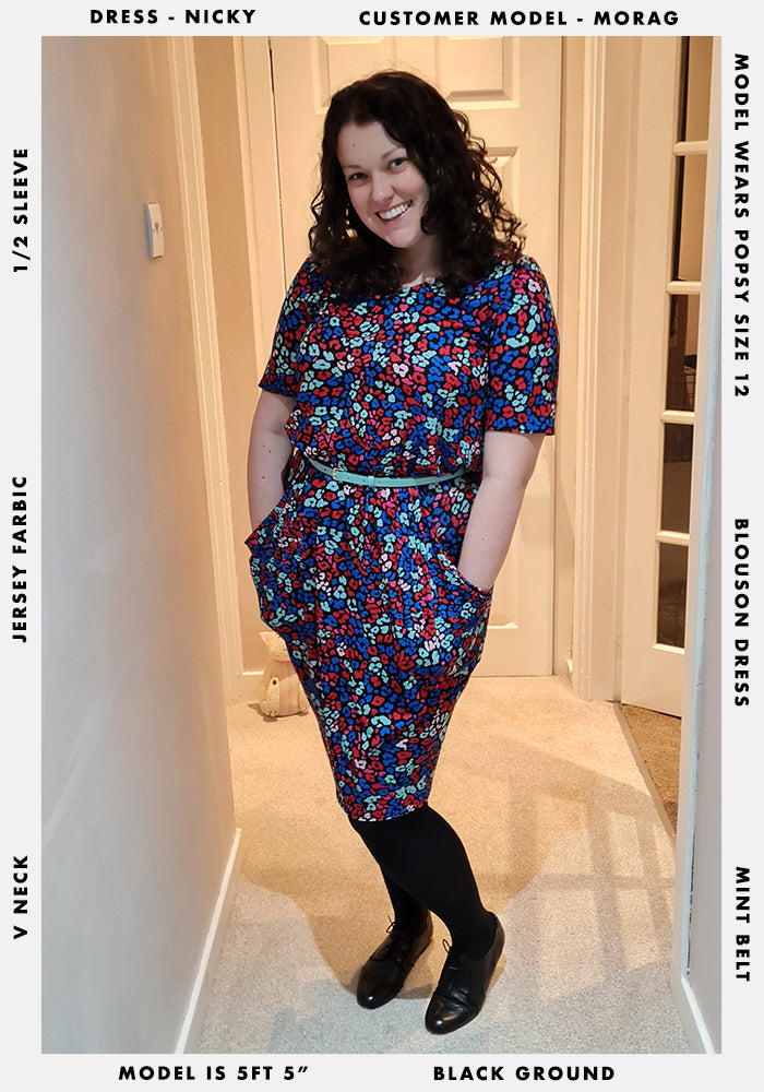 Nicky Mini Bright Animal Print Dress