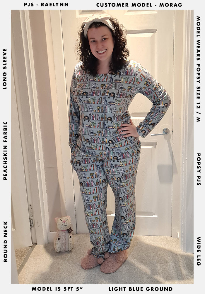Raelynn Bookshelf Print Pyjama Set
