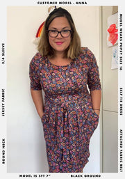 Nina Floral Print Dress