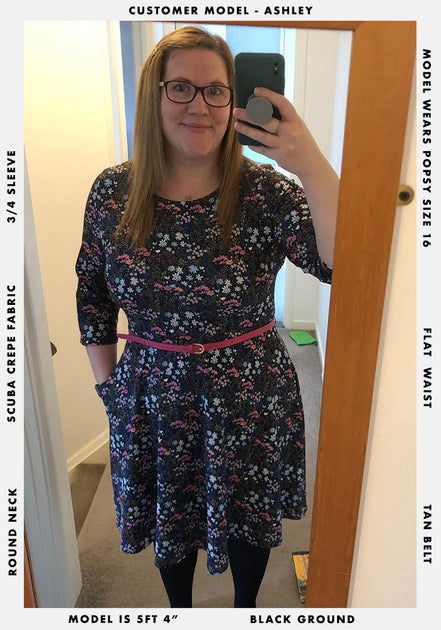 Bethany Ditsy Floral Dress – Popsy Clothing