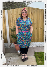 Tony Roaming Tiger Print Dress