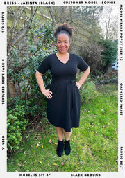 Jacinta Black Dress