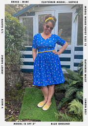 Mimi Sailboat & Seagull Print Dress