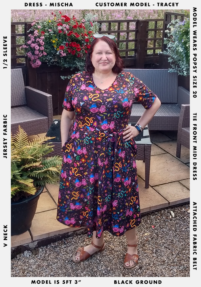 Mischa Tiger Print Midi Dress