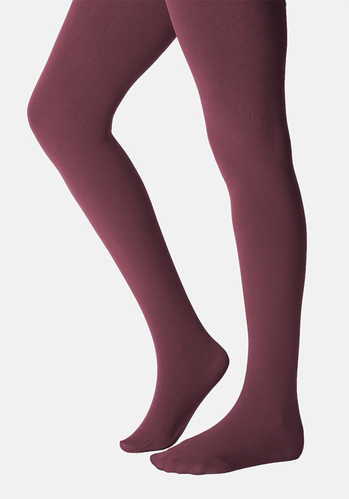 Second angle of Premium 80 Denier Tights Damson