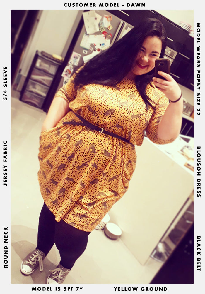 Leona Leopard Print Dress