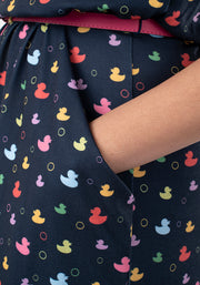 Delainy Rubber Duck Print Dress
