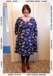 Blair Book Print Dress