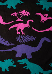 Multicoloured Dinosaur Cardigan